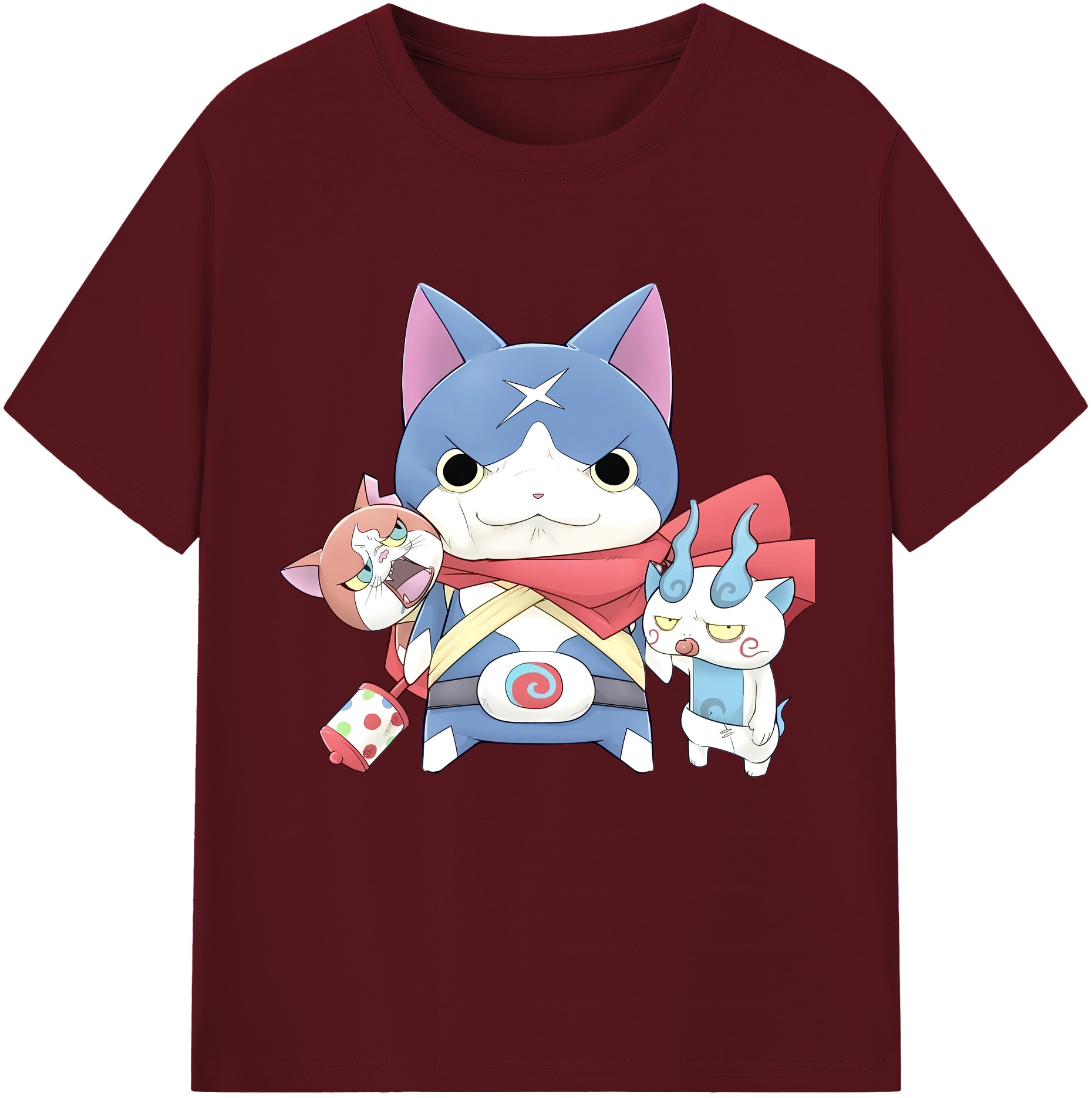 （画像用） 妖怪ウォッチ Yo-kai Watch 綿100％半袖Tシャツ（フロントプリント）